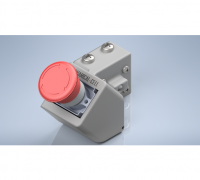 3d rendering stop button isolated 10161426 PNG