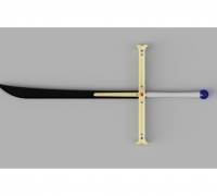 Yoru Sword - Mihawk Weapon High Quality - One Piece La 3D Print Model by  blackstar90