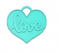 STL file LOVE HEART ❤️‍🔥・3D printable model to download・Cults