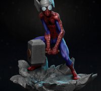 STL file GWEN STACY - GHOST SPIDER. SPIDEY AND HIS AMAZING FRIENDS. SPIDEY  AND HIS AMAZING FRIENDS 👻・3D printer design to download・Cults