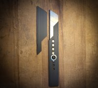Gridfinity Olfa scissors and knife by uzsbou, Download free STL model