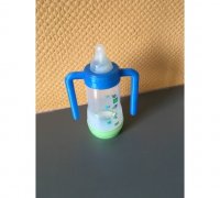 STL file MAM Baby Bottle Holder/Bracket 👶・3D printer design to