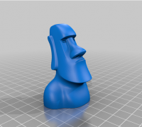 moai head statue 3D Models to Print - yeggi