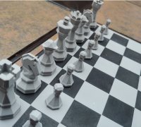 STL file Chessboard Dice Tray・Model to download and 3D print・Cults