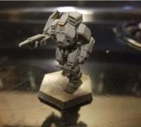 Battletech Miniatures Museum Scale Mechs MWO Style 3D Printed on