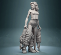 001234 woman in underwear A pose 3dp | 3D Print Model