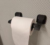 Toilet paper roll holder - wall mount by cmh, Download free STL model