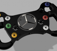 amg gt3 steering wheel free 3D Models to Print - yeggi
