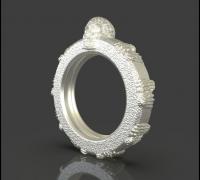 High Jewelry Ring 3D model 3D printable