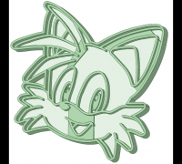 STL file Amy Rose Sonic the hedgehog cutting・Template to download and 3D  print・Cults