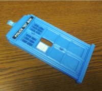 Dr Who Tardis outlet cover 3D printed 