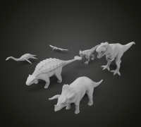 Dinosaur Bundle 2 - Dino Models for 3D-Printing | 3D Print Model