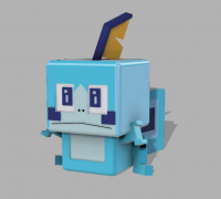 Free OBJ file Pokemon Quest Pink series 🐉・3D printer design to  download・Cults