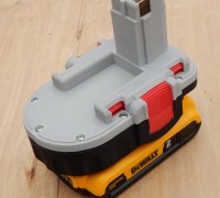 Dewalt 20v Battery to Older Black & Decker Tool Adapter , 3d Printed 