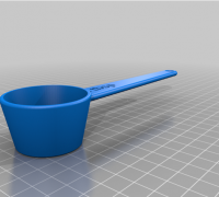 One-third (1/3) Measuring Cup by Wiseone, Download free STL model