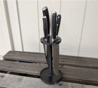 Free STL file Safe To Dry Kitchen Knife Holder 🔪・3D printable object to  download・Cults