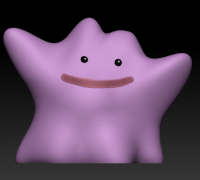 STL file Ditto - Pokemon 🐉・3D printable model to download・Cults