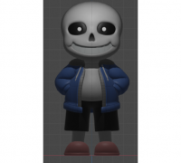 STL file Sans - Undertale 🗿・Template to download and 3D print・Cults