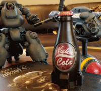 3D Printed Nuka Cola Bottle by zenperkins1