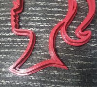 STL file BARBIE COOKIE CUTTER, BARBIE SHILOUETTE COOKIE CUTTER・3D printing  design to download・Cults