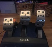 LOGITECH G29 FIXERS PEDAL TO PLAYSEAT CHALLENGE 3D PRINTED