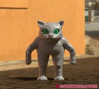 STL file SMURF CAT - SMURF MEME 🐱・Model to download and 3D print