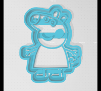 STL file PEPA PIG COOKIE CUTER 🐖・3D printer model to download・Cults