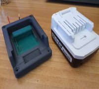 Fichier 3D gratuit Chargeur de batterie double Makita, montage sur taquet  français 👽・Design pour impression 3D à télécharger・Cults