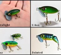 jitterbug fishing lure bundle 3D Models to Print - yeggi