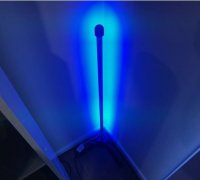 STL file LED Corner Lamp 🔦・3D printer design to download・Cults