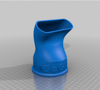 3D file Short tube designed for the Dewalt XR Brushless leaf