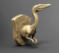 Premium AI Image  Stylized Cartoon Compsognathus 3d Game Character Design