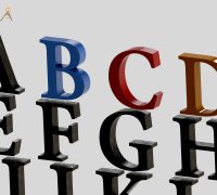 alphabet lore superhero 3D Models to Print - yeggi
