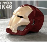 iron man mark 46 helmet 3D Models to Print - yeggi