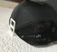 Free 3D file Snap Back Hat Extension 🔙・3D printing idea to