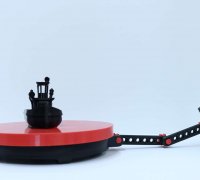 STL file MOTORIZED TURNTABLE・3D print design to download・Cults