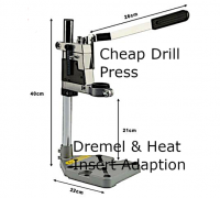 Free STL file Heat Set Insert Press (Hakko FX600 & Dremel Workstation 220)  👽・3D print object to download・Cults