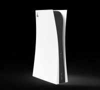 PS5 Digital Edition Wallmount by Printuin, Download free STL model
