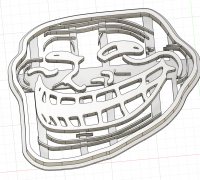 Troll- face by ori yerushalmy, Download free STL model