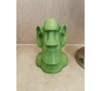 STL file Moai statue wearing sunglasses and a party hat NO.1 🗿・Template to  download and 3D print・Cults