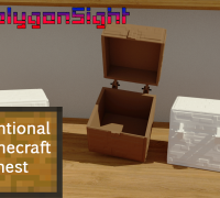 Minecraft Chest - Buy Royalty Free 3D model by Render at Night  (@Render_at_Night) [2c3fa31]