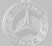 Free STL file Mercedes Benz : Emblem and key chain 🚗・3D print design to  download・Cults
