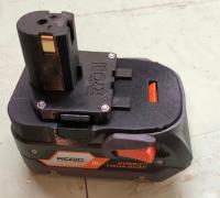 Ryobi 18V Battery Mount by InnesPort, Download free STL model