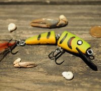 STL file 3D Printed Fishing Lure: Wire Integration and Weight Tuning 🎣・3D  printable model to download・Cults