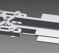 Print in Place Parallel Pliers + Multi Material Version by Dsk001