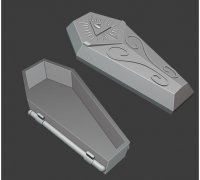 3d printed, Mini Coffin