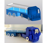 Truck With Trailer 3d Models To Print Yeggi