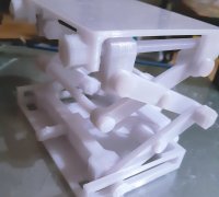 3D Printable Scissor Paint Rack - Apple Barrel by fhuable