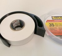 3D Printable Painter's Tape Dispenser *FIX* by Compound 3D