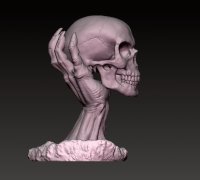Don Suratos aka DC23: Epoxy Clay skulls for miniature basing